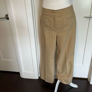 Anne Klein Wide Leg Pants in Khaki